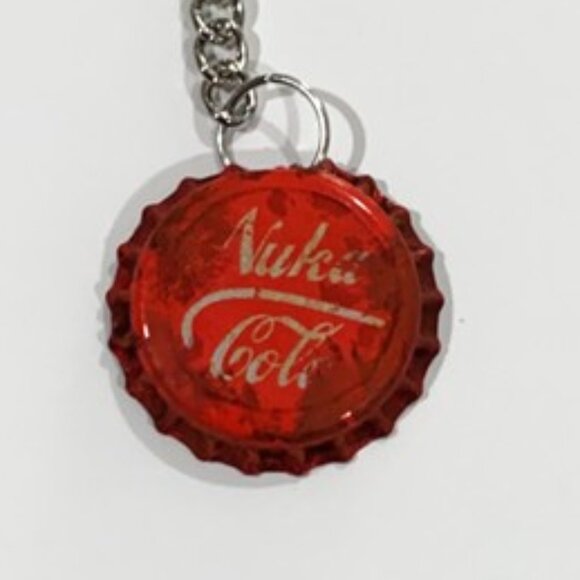 Fallout 4 Nuka Cola Cap Keychains - Pre & Post War Style - 3.5inch Keychains - Picture 8 of 11